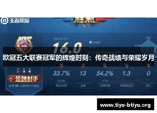 欧冠五大联赛冠军的辉煌时刻:传奇战绩与荣耀岁月 欧冠五大联赛冠军的辉煌时刻:传奇战绩与荣耀岁月